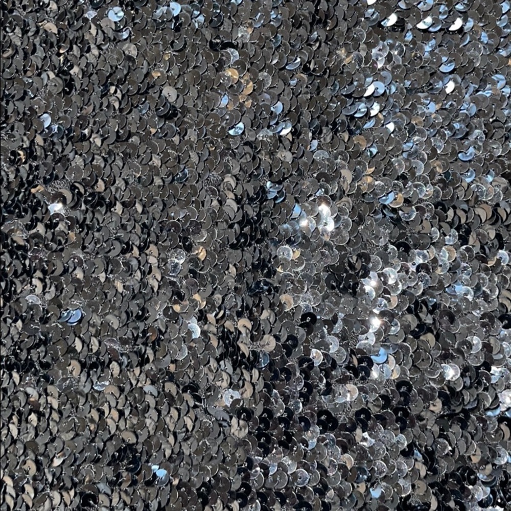 Black Sequin Tube Top One Size - Picture 2 of 2
